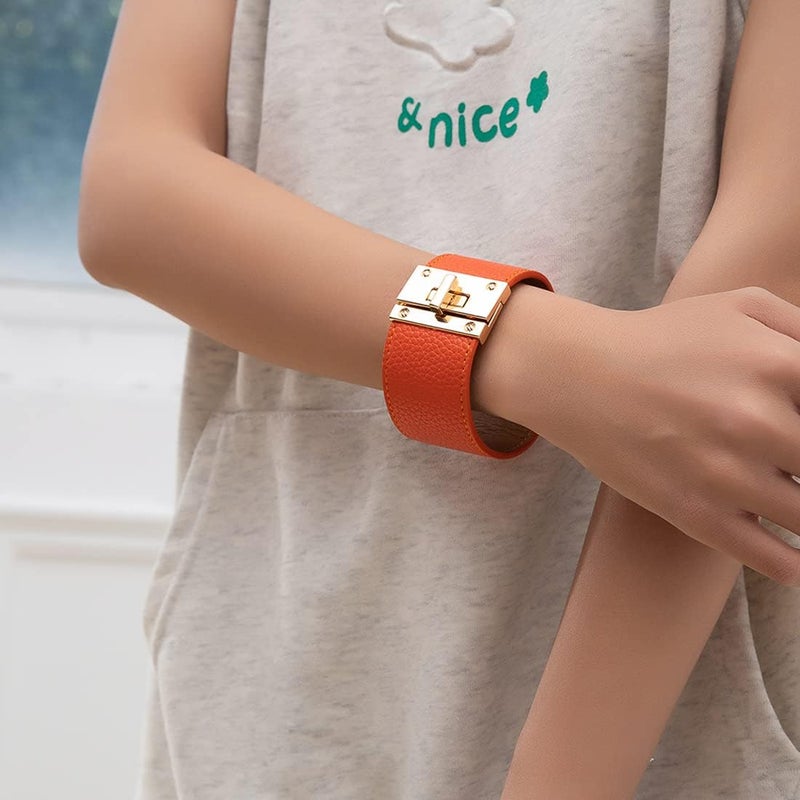 Rantanto Braid Leather Wrap Bracelet Trendy Stackable Crystal Cuff Boho Gold Heart Bracelet Jewelry Gift For Women - Image 2